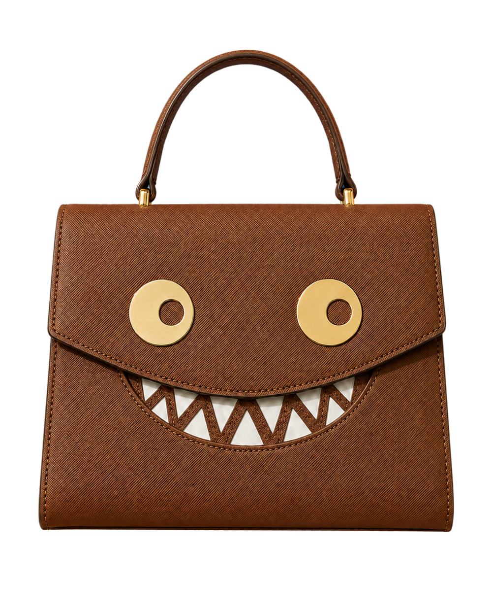 GOOUNIES brown statement bag transparent product cutout
