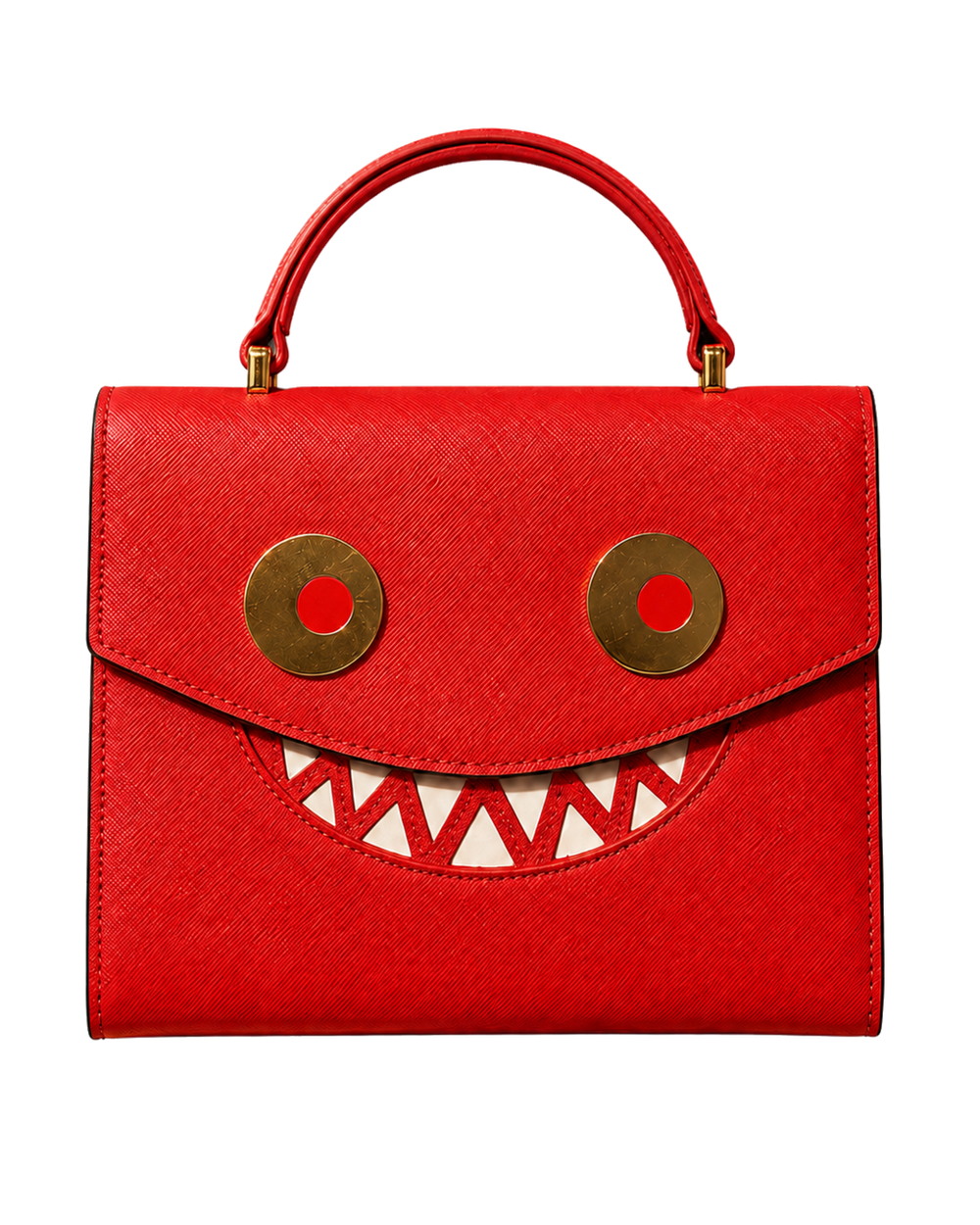 GOOUNIES red statement bag transparent product cutout