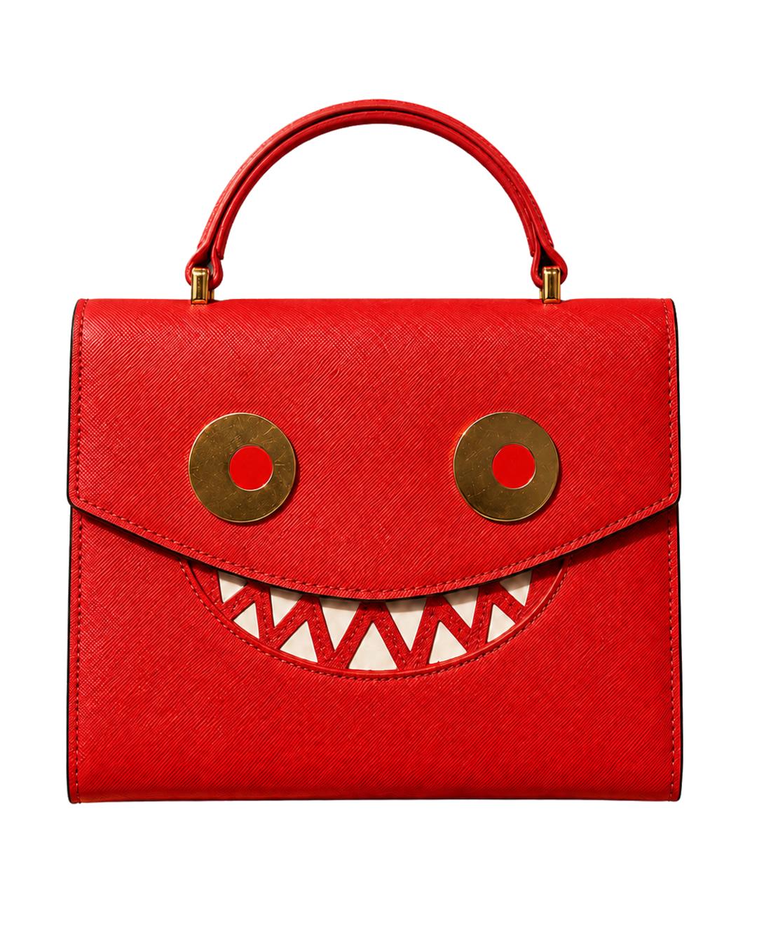 GOOUNIES red statement bag transparent product cutout