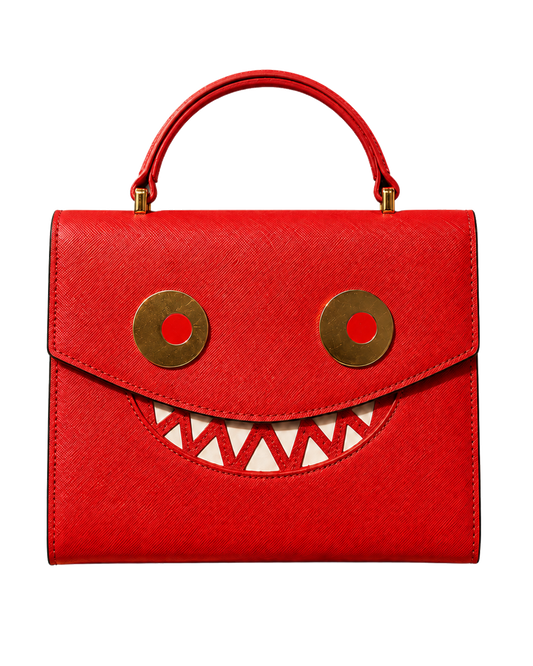 GOOUNIES red statement bag transparent product cutout